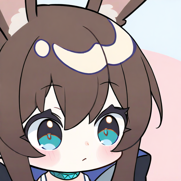 nanniang,chibi,1girl,solo,portrait,,amiya \(arknights\), <lora:nanniang-000016:1>, masterpiece, best quality, very aesthetic, absurdres