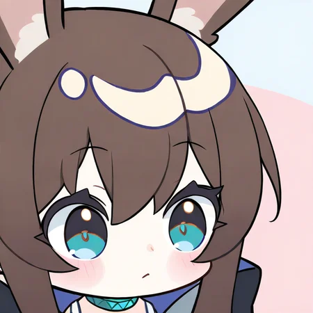 nanniang,chibi,1girl,solo,portrait,,amiya \(arknights\), <lora:nanniang-000016:1>, masterpiece, best quality, very aesthetic, absurdres
