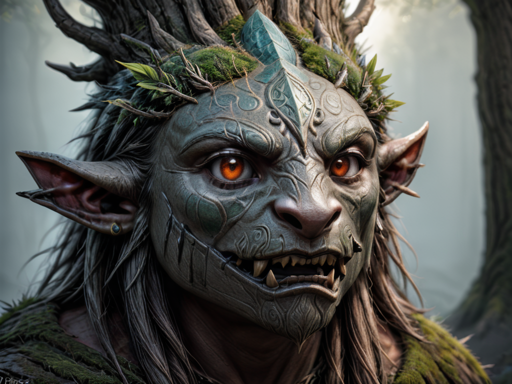 druidic beast head <lora:LoromXL_Druidic_Naturalism_v1:1.2>
