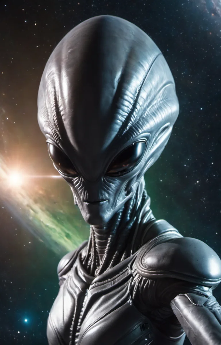 (photographic:1.3), (RAW photo:1.3), (ultra wide lens:1.3), (far shot:1.3), (selfie shot:1.3), (an alien taking selfie floating on space:1.3), (infinite space behind him:1.3), (no gravity:1.1), soft lighting, film grain, Fujifilm XT3, dslr, masterpiece, best quality, realistic, high-quality, realistic works, ultra-high details, 8k uhd, real skin material