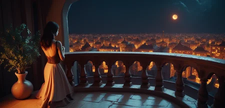 score_9, score_8_up, score_7_up, score_6_up, score_5_up, score_4_up, 3d, realistic, balcony facade scenery at night, backlight, cinematic photoshot <lora:ponys-dream:.9>