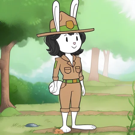Ranger Rabbit (Elinor Wonders Why) - Pony XL | Illustrious XL