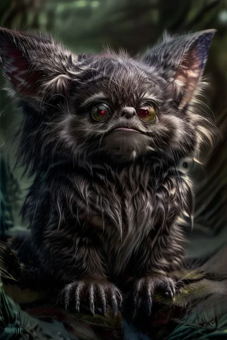 Now, there is a weird mgln creature which look imperfect but somehow has an extremely cute and adorable.
It come to the village of animals, and they adore it so much by giving it the best gift they were able to give.
The creature look like a pervert Artificial Intelligence Images Generator who really love to fap fap their bananas.
Suddenly, one of the animals become interested with it and pledge itself as its future spouse but the creature rejected its love and made it become very sad in sorrowful BUT as it remembers that the creature's hobby was fap fap its bananas, and then it trying to change itself become one of the most beautiful bananas in the whole millions galaxies ever existed. How the process it become bananas? I have no idea to be honest because I am just input this prompt to make you confuse just like my ex-Boyfriend ever made me confuse with his uncertainly future although he was ugly as a burnt pan crust. BUT hey, you are the Dream Shaper, so I believe you able to shape my dream.
Award Winning of every Awards from whole galaxies. The mystical ethereal background and mixed colors become Trending on Playboy for one time and the rest of other times always trending on all of social media platform, so much trending that even the Civita moderators unable to judge whether this is allowed or not. Do you know what I mean? because I don't even know why I am create this,
cute love regards,,
EdobTWOTWTripod
giant alien creature, claws,
