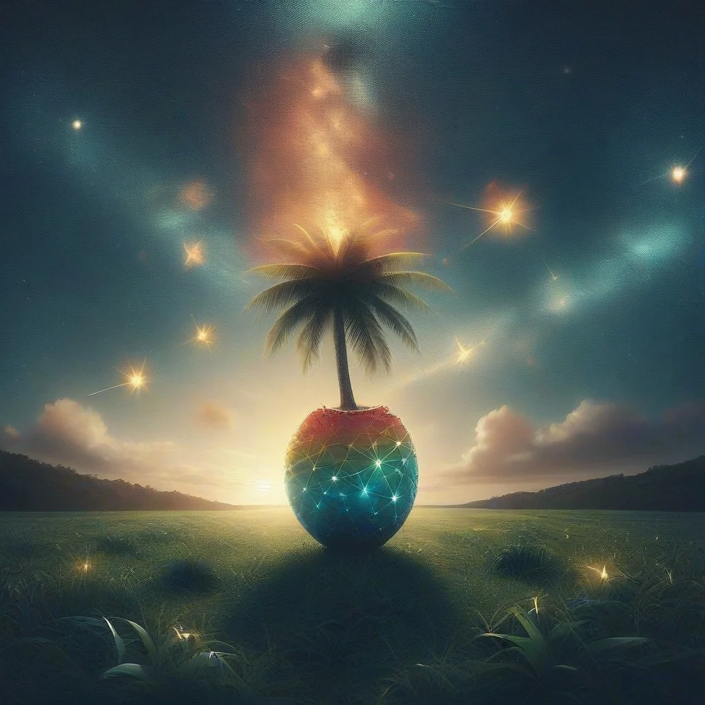starry_morph, pineapple on field