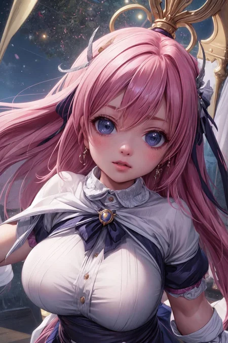 <lora:Tool - Detail up:0.5>, no hands, hands out of frame, best quality, masterpiece, colorful, dynamic angle, highest detailed, upper body photo, fashion photography of busty cute girl, intense short pink, ultrahigh resolution textures, in dynamic pose, bokeh, school girl (intricate details, hyperdetailed)1.1, detailed, moonlight passing through hair, perfect night, fantasy background, official art, extreme detailed, highest detailed, HDR+