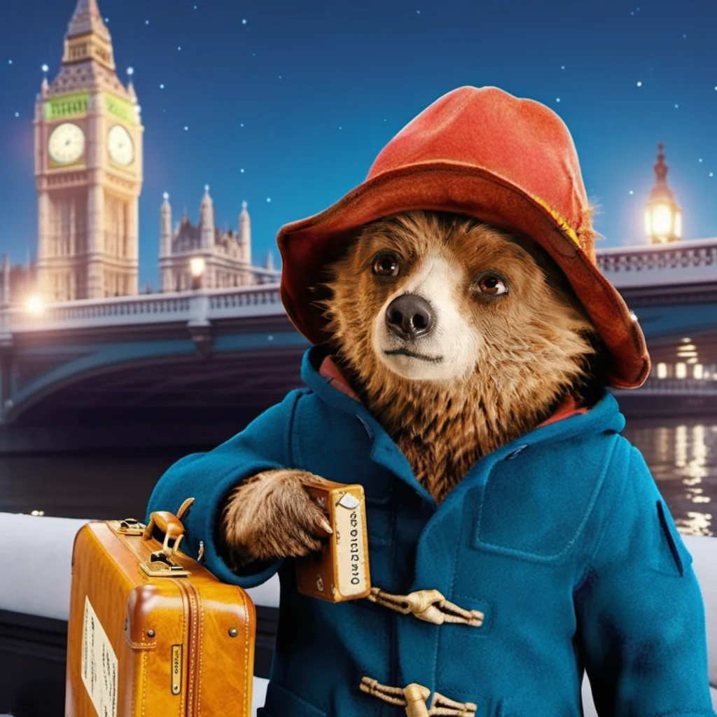 Paddington1024, a bear with a suit case, london background, detailed eyes, highly detailed, photography, ultra sharp, film, bokeh, professional, 4k <lora:add-detail-xl:1.5> <lora:Paddington1024:0.8>