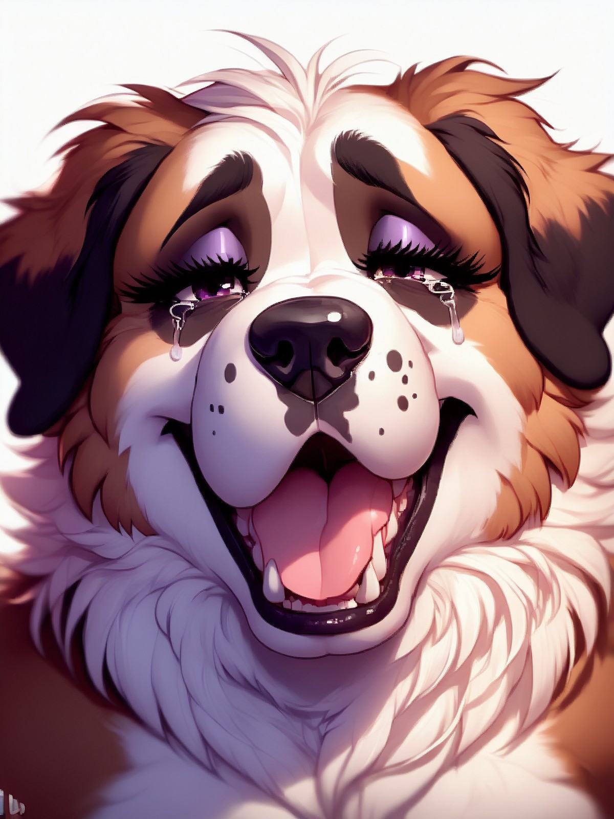 score_9,score_8,score_7,source_furry,
<1girl:1.5>,
<solo:1.5>,
dog,
dog girl,
smile,
makeup,
seductive,
face,
face focus,
upper body,
face zoom,
open mouth,
fangs,
<lora:Saint_Bernard_Anthro-PONYSDXL:1.25> furry ,, sad,
sadness,
tears,
closed mouth,