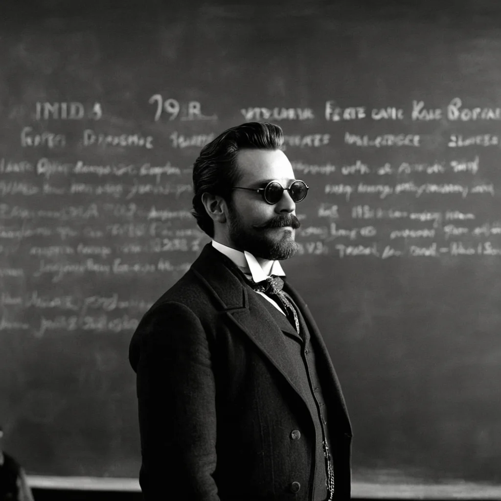 cinematic film still of  <lora:1800's style:1>
19th Century In the 1800's time era a man standing in front of a blackboard with writing on it,solo,1boy,jacket,monochrome,greyscale,male focus,facial hair,parody,formal,sunglasses,suit,beard,mustache,bald , detailed, detailed background, detailed scene, perfect, perfection, cinematic, filmic, historical (themed), 1800's style, shallow depth of field, vignette, highly detailed, high budget, bokeh, cinemascope, moody, epic, gorgeous, film grain, grainy
