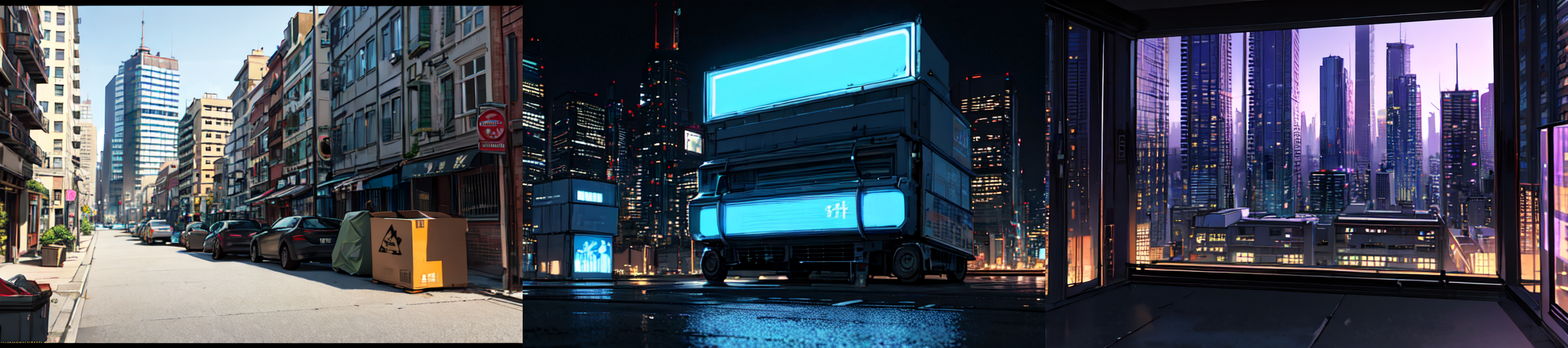 highly insanely detailed, masterpiece, top quality, best quality, highres, 4k, 8k, RAW photo, (very aesthetic, beautiful and aesthetic), bebop cityscape, buildings, radiator, ait conditioning, cardboard box, trash, street, car, <lora:bebopv01:0>, 
__lazy-wildcards/dataset/background-color__âââ