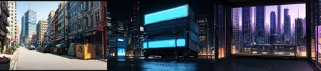 highly insanely detailed, masterpiece, top quality, best quality, highres, 4k, 8k, RAW photo, (very aesthetic, beautiful and aesthetic), bebop cityscape, buildings, radiator, ait conditioning, cardboard box, trash, street, car, <lora:bebopv01:0>,
__lazy-wildcards/dataset/background-color__âââ