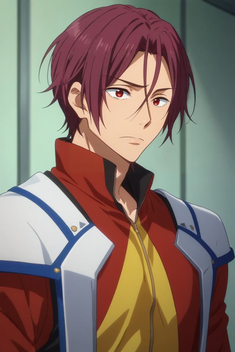 score_9, score_8_up, score_7_up, source_anime, anime screencap, anime coloring, , , , depth of field, 1boy, solo, male focus, <lora:rin_matsuoka_pony:0.88>, rin_matsuoka, , king costume, , , <lora:sdxl_lightning_8step_lora:1>