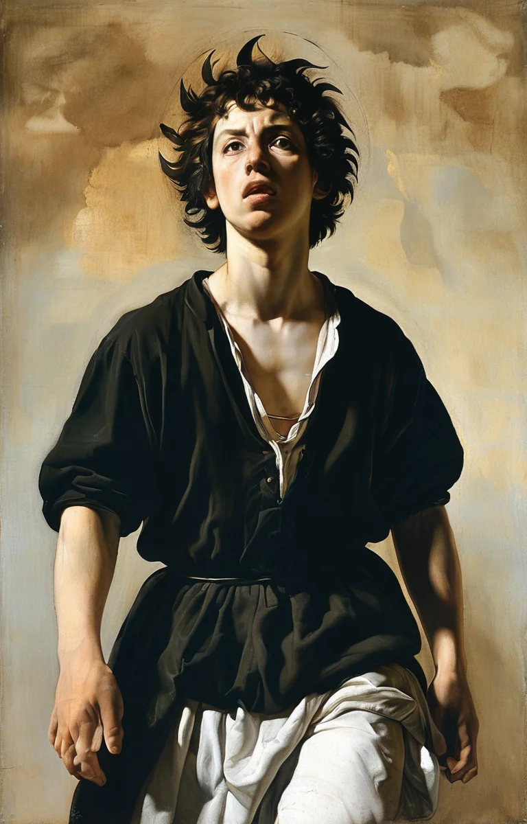 masterpiece,best quality,<lora:tbh186-sdxl:0.9>,illustration,style of Caravaggio