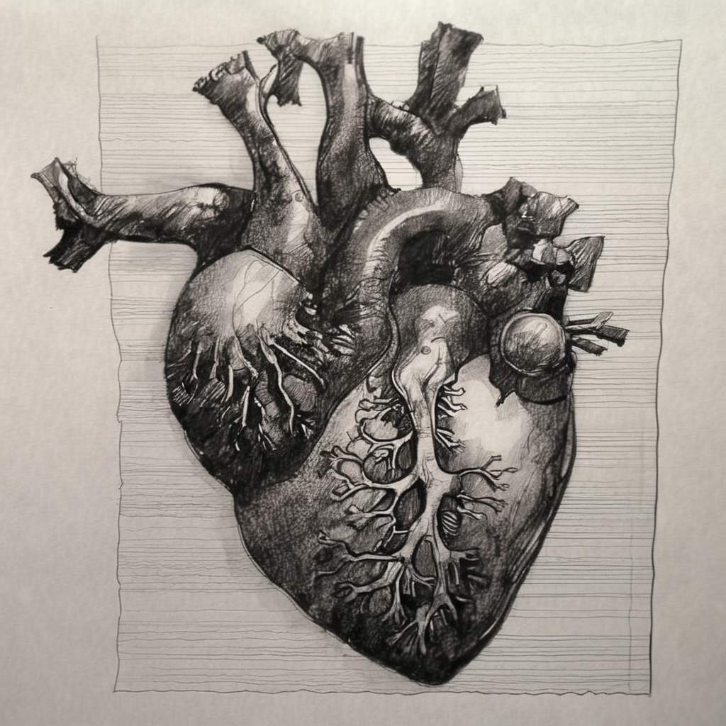 drawix20 human heart, very detailed, black ink <lora:drawix20:1>