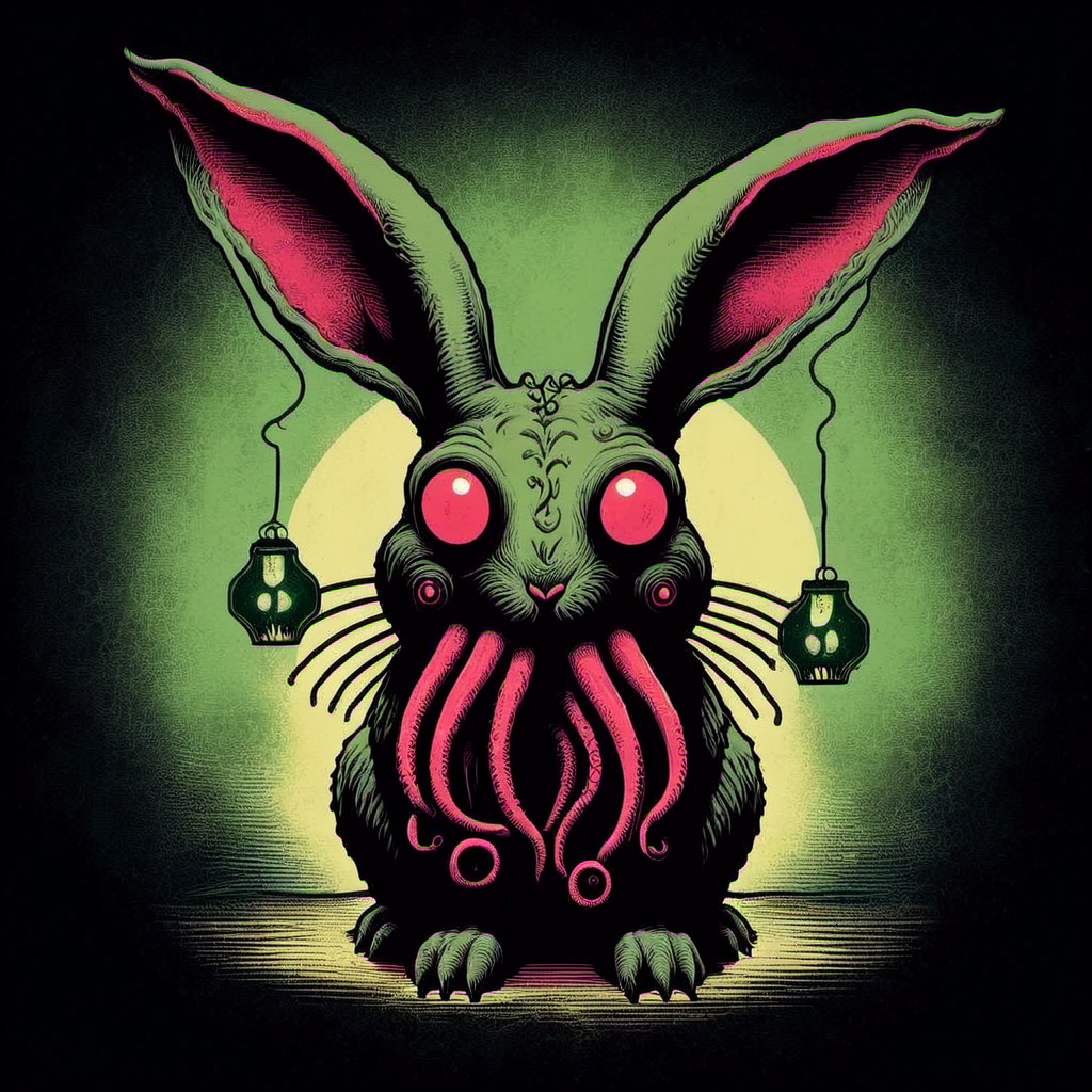 <lora:[XL]H.P.Lovecraft:1>cthulhu rabbit