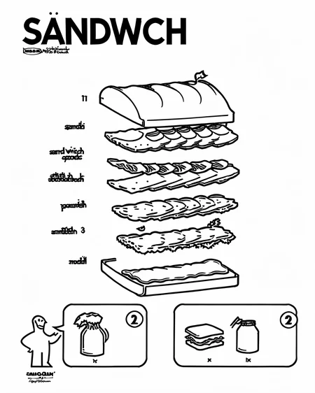 Sandwich <lora:ikea_instructions_xl_v1_5:1>