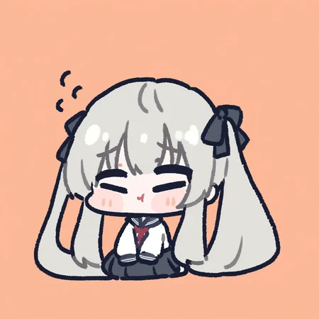 Kasugano Sora,<lora:miratsu_noob:1>,chibi,