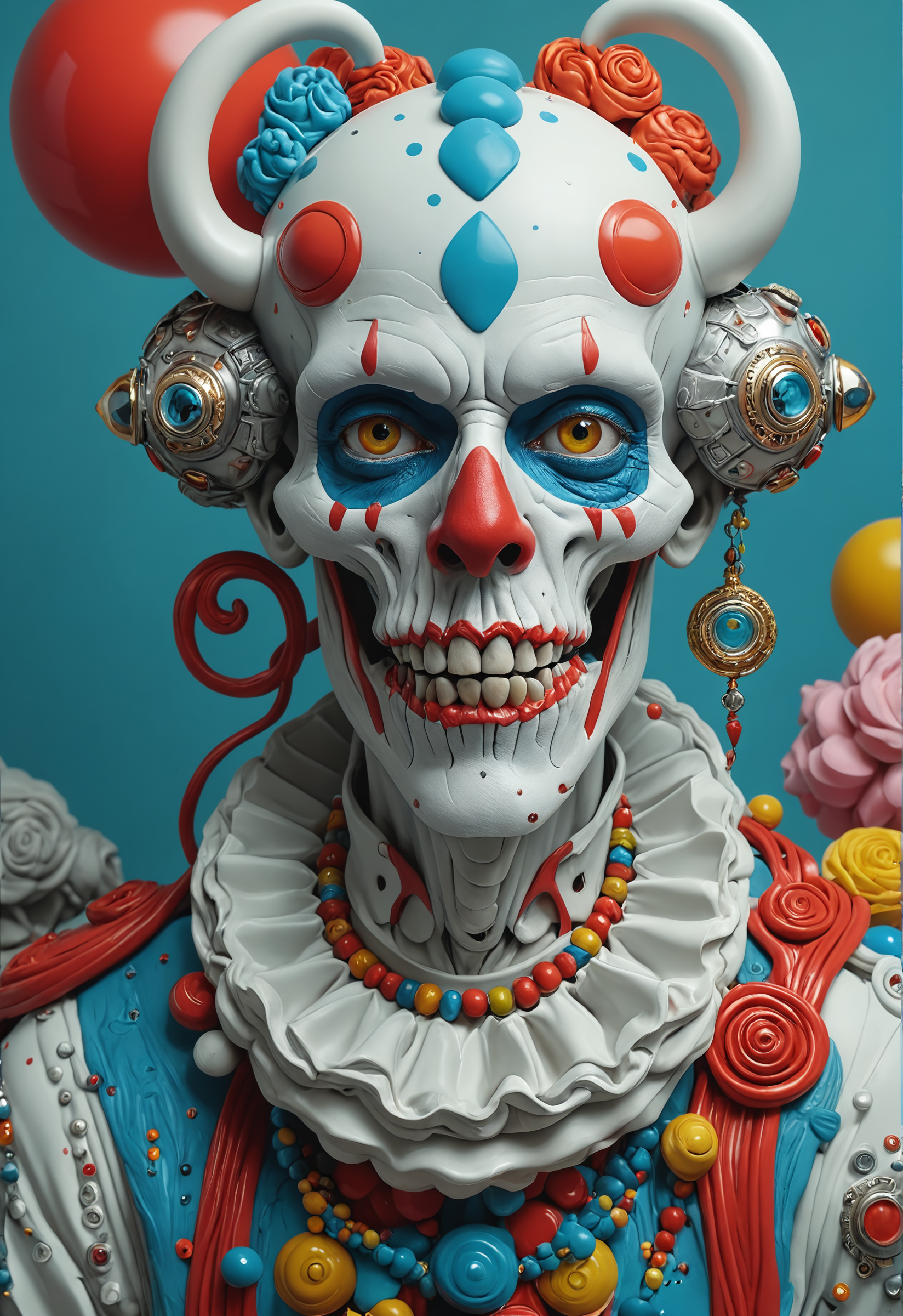 photography in the style of detailed hyperrealism ,Daniel Arsham, Frieke Janssens,Peter Max,Barry McGee,Joe Fenton, fantasy,creature,lich, hyper detailed,poster,artstation,poster<lora:xl_more_art-full_v1:0.3>