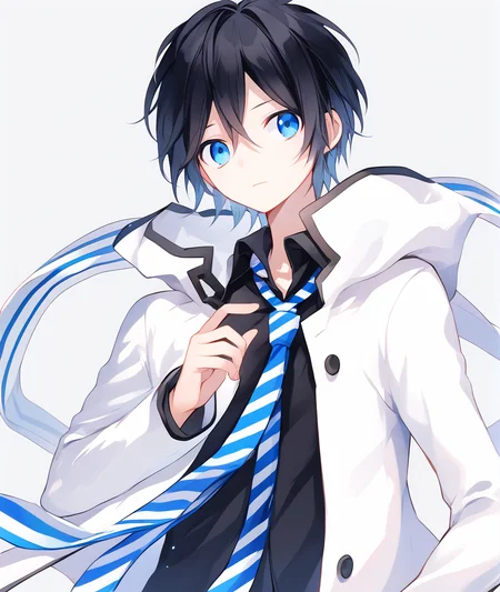 score_9, score_8_up, score_7_up, source_anime,  BREAK
masterpiece, best quality,
1boy, solo, ds2 protagonist, black hair, short hair, blue eyes,
white jacket, hooded jacket, black shirt, striped necktie,
(masterpiece, best quality:1), upper body
<lora:ds2_protagonist.pdxl-00008:1>