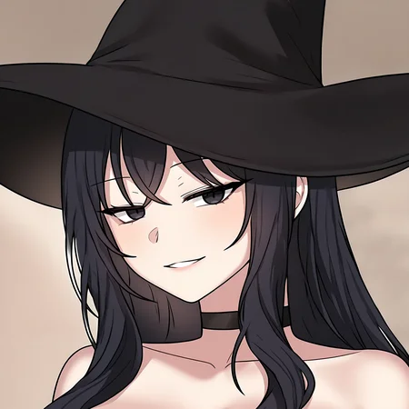 masterpiece,best quality,newest,absurdres,highres,<lora:noobai_ep11_stabilizer_v0.138_fp16:1>,1girl,<lora:my_witch:1>,my_witch,seductive_smile,