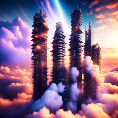(cloudtowers style:1) <lora:djzCloudTowersV21:1>