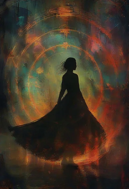 My six-headed bride, Black on both sides, <lora:Lost_In_Dreams:0.6>, <lora:RMSDXL_Creative:0.8>, Volumetric lighting, <lora:Dreamyvibes artstyle SDXL - Trigger with dreamyvibes artstyle:0.7> Dreamyvibes Artstyle