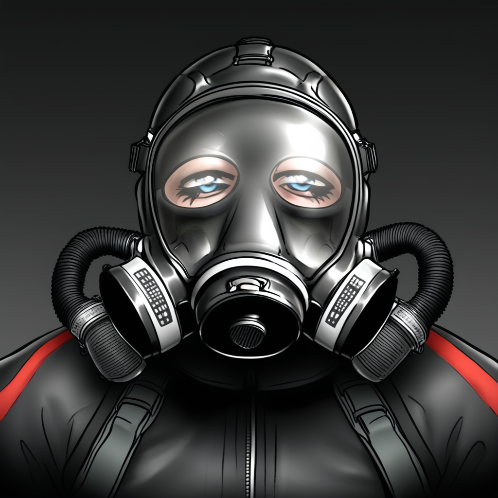 SCB, gas mask