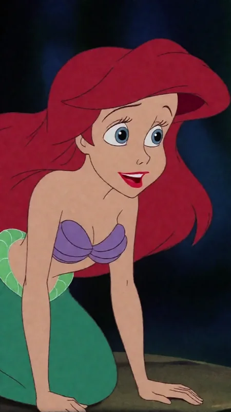 The Little Mermaid 1989 Movie Lora Style