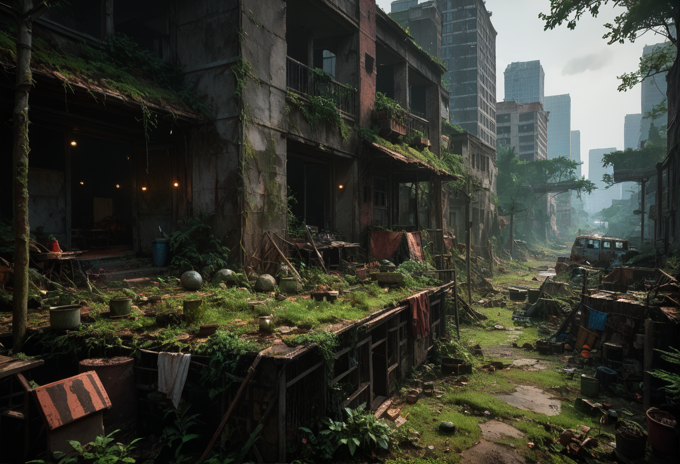score_9,score_8_up,score_7_up,8k,,ruanyi0723,post-apocalypse,overgrown,moss,<lora:0723 post-apocalypse_v1_pony:1>