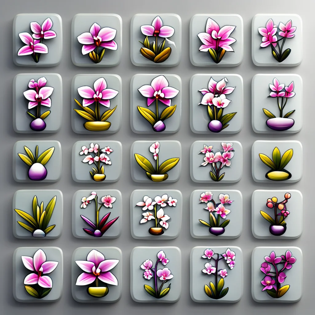 <lora:artfullyTILES_SDXL_V1:0.9>,orchid,icon collection of orchids arranged in a grid,