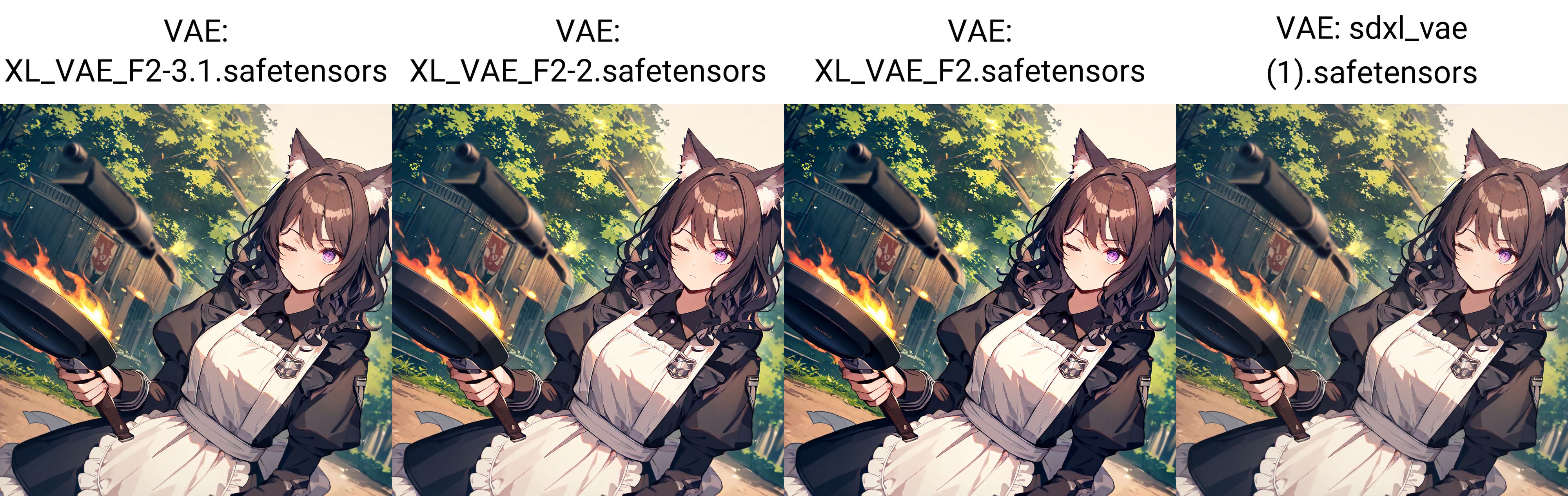 wavy hair, Maid clothes and cat ears, (have a frying pan),combat readiness,outdoor,cinematic angle,bounce bullets with a frying pan