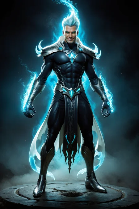 by (((Shawn Coss) and Bill Medcalf) and J. Scott Campbell) and Igor Zenin, spectral warlike fanciful conjurer, full body length, cinematic , digital painting, <lora:more_art:0.35> <lora:RMSDXL_Enhance:0.50> <lora:RMSDXL_Creative:0.50> <lora:RMSDXL_Photo:0.50> <lora:RMSDXL_Darkness_Cinema:0.50> <lora:clothing_slider:1.50> <lora:great_lighting:1.50> <lora:aesthetic:1.50> <lora:looking_at_viewer:1.50> <lora:photorealistic_portrait_v2:0.25> <lora:attractive_v2:0.15> <lora:extremely_detailed_v2:0.25> <lora:add_detail:0.25> <lora:perfect_eyes:0.25> <lora:perfect_hands:0.50> <lora:midjourney:-0.15>