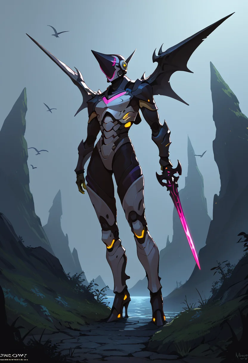 score_9, score_8_up, score_7_up, score_6_up, score_5_up, score_4_up, BREAK tall slim girl, armor, helmet, holding weapon, high contrast, vibrant colors, a giant mechanical knight in the distance, birds for scale,
high contrast, vibrant colors, scenery,
<lora:ArmorPunkV3-000002:1>, arm0rpunk
