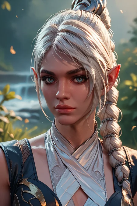 score_9, score_8_up, score_7_up, score_6_up
<lora:BGShadowH:1.0>
BGShadowH, 1girl, braided ponytail, pointy ears, white hair, portrait, looking at viewer