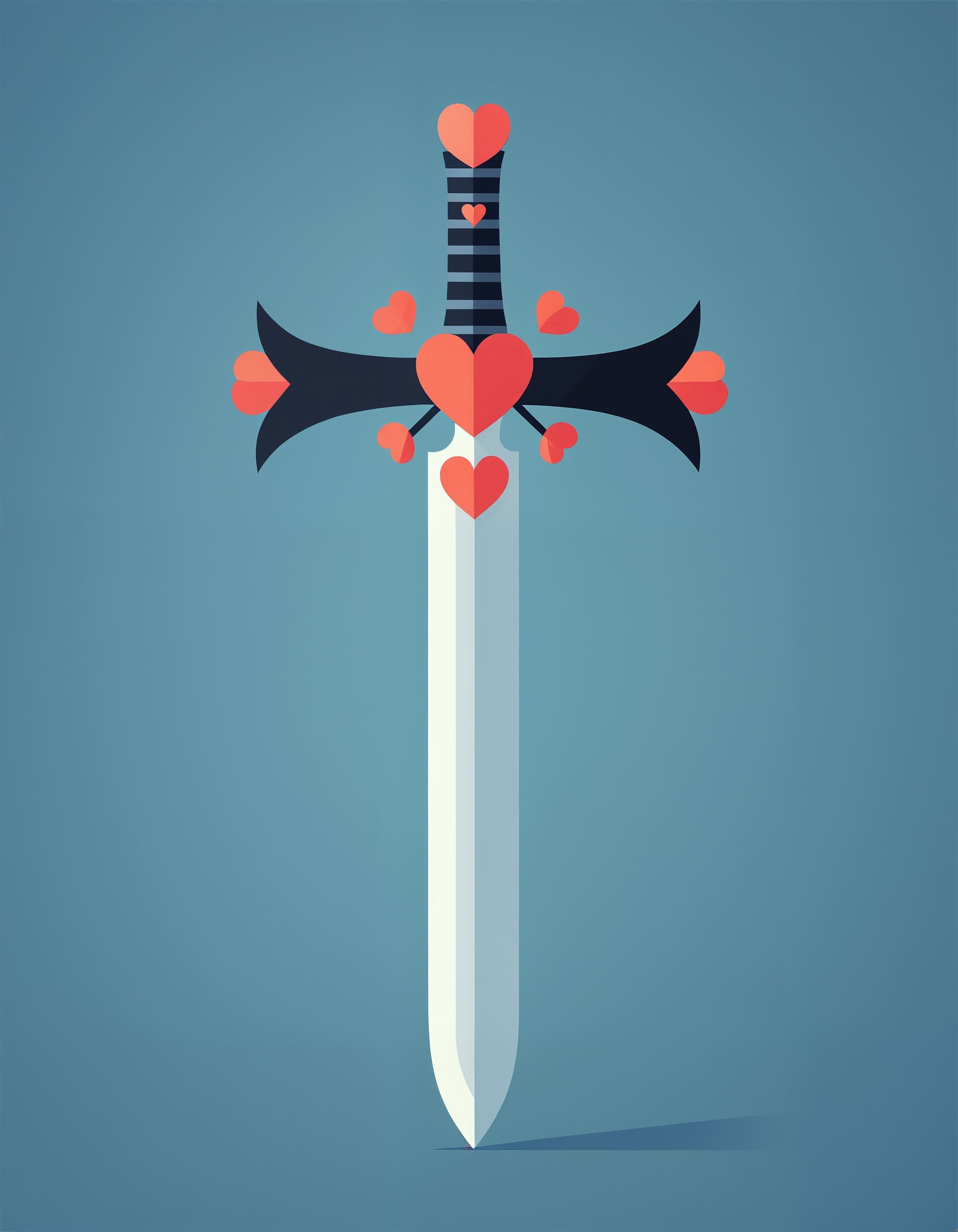 flat art of a sword as zavy-flthrts