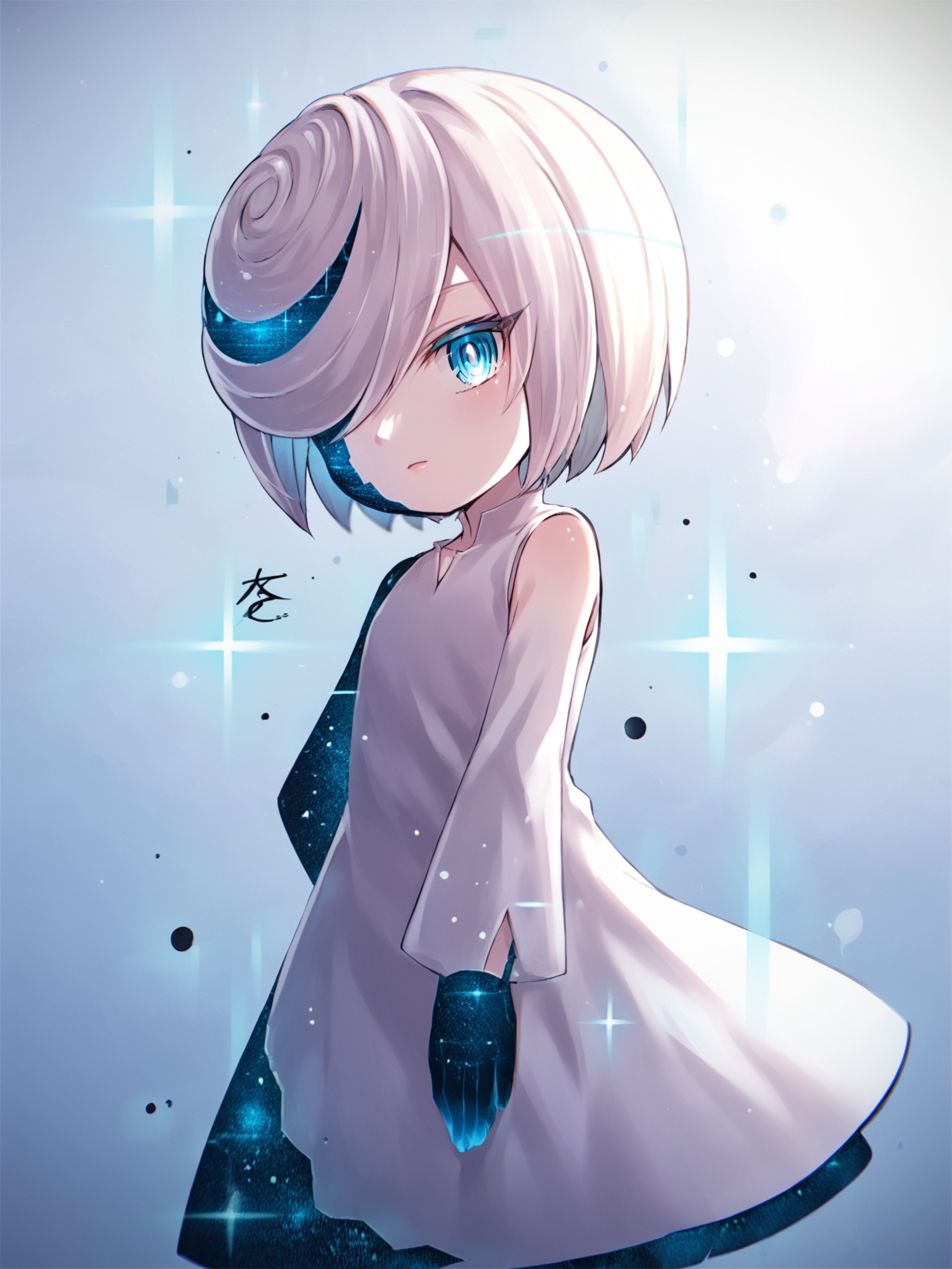 score_9, score_8_up, score_7_up, score_6_up, score_5_up, score_4_up, source_anime, <lora:Perfect Hands:1> Perfect Hands, <lora:PerfectEyesXL:1> perfecteyes, BREAK
1girl, solo, looking at viewer,  <lora:Sage:0.8> sage \(sonic\), short hair, hair over one eye, white hair, little girl, goodsage, blue eyes, white dress,