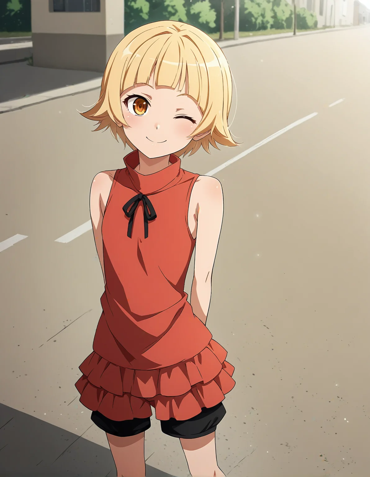 <lora:shinobu short hair:1> <lora:sdxl_lightning_8step_lora:1>