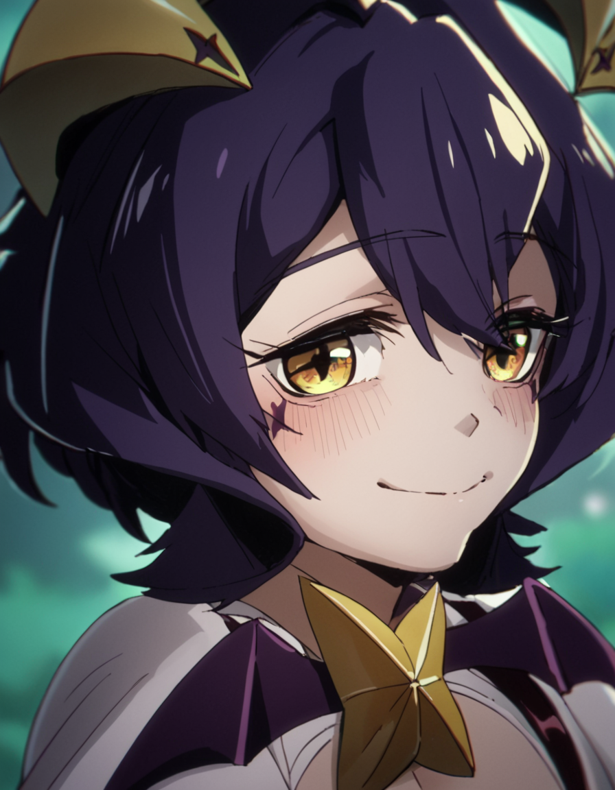 score_9, score_8_up, score_7_up, score_6_up, score_5_up, score_4_up, source_anime,  Utena, solo , magical girl, portrait, smile
