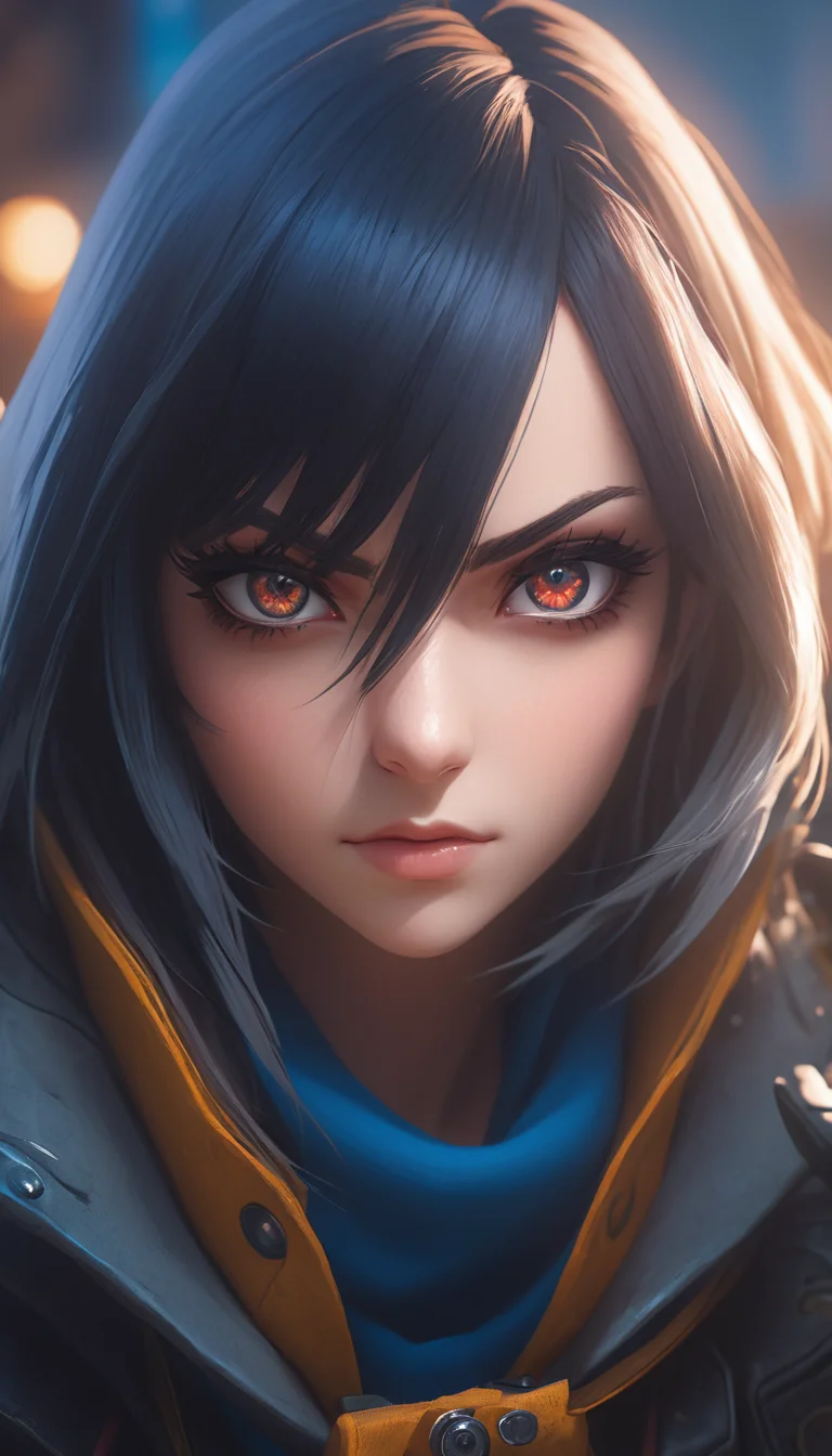 Extreme close-up, portrait of a female rogue, extremely beautiful detailed piercing eyes, hero view, action pose, cinematic scene, scenery, detailed background, masterpiece, best quality, high quality, highres, absurdres, very detailed, high resolution, sharp, sharp image, 8k, vivid, colorful, stunning, anime Studio Trigger <lora:studio_trigger_xl_v1:1>