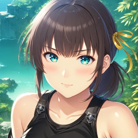 masterpiece best quality,
<lora:kana_kashiwazaki-sdxl:0.65>
<lora:add-detail-xl:-0.8>
1girl,solo,
kanakashiwazaki, yellow ribbon, aqua eyes,
low ponytail,
(fantasy, adventurer outfit:1.25),
close-up,,
(" " )