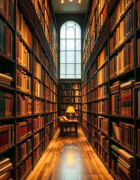 A quiet and well-organized aisle in a grand university library, lined with tall wooden bookshelves filled with countless books of various sizes and colors. The aisle is illuminated by soft, warm lighting from overhead lamps, casting a gentle glow on the polished wooden floor. A cozy reading nook with a wooden chair and a small desk is tucked into a corner, with an open book resting on the surface. The background features large arched windows letting in natural daylight, adding a serene and scholarly atmosphere. The perspective of the image leads down the aisle, creating depth, with book titles slightly visible on the spines. The ambiance is peaceful, evoking a sense of knowledge and intellectual curiosity.
<lora:SDXLFaeTastic2400:0.4> <lora:extremely_detailed:0.4> extremely detailed, <lora:University_Library_41sl3:1>,University Library 41sl3, Masterpiece,best quality,hi res,8k,hi res,8k,award winning,(sharp focus, intricate, highly detailed),