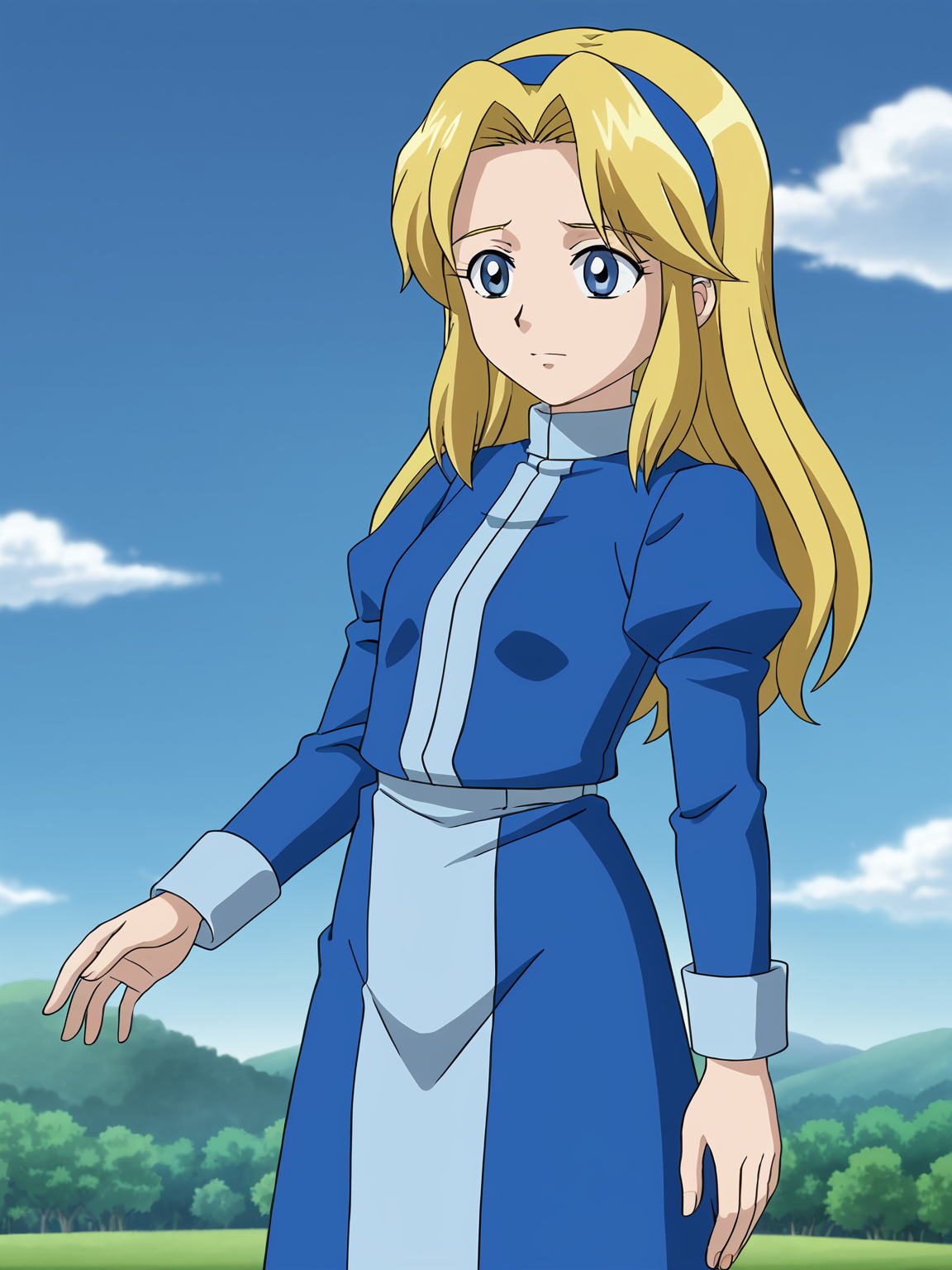 <lora:Maria Robotnik (SxSG):0.9> sxsgdbmaria, blonde hair
source_anime