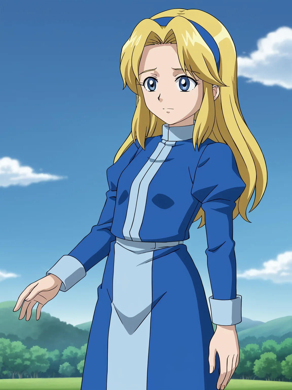 <lora:Maria Robotnik (SxSG):0.9> sxsgdbmaria, blonde hair
source_anime