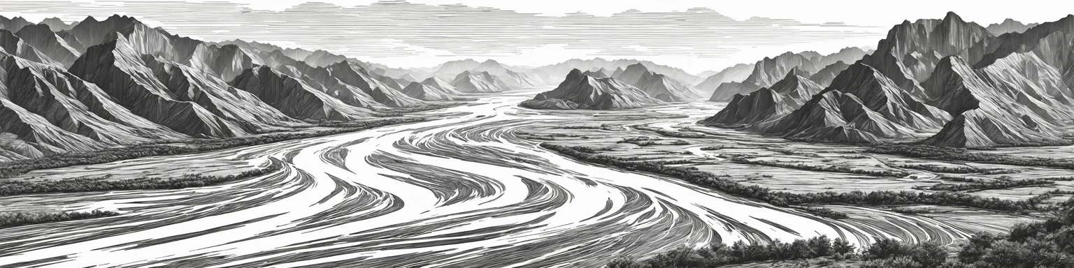 Create a highly detailed,technical drawing of the Yellow river of China,emphasizing precision and complexity in its design,The view should be panoramic,with focus on structural details and textural elements,similar to a technical schematic or a data visualization diagram,masterpiece,high quality,bigc,digital engraving,<lora:aki-000002:0.4>,crazy detail,8k,(cash green),Diagonal lines are highlighted throughout the picture