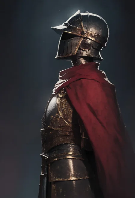 score_9, score_8_up, score_7_up, male, dark knight, side view, front view, bulky, heavy, visor helmet, medieval, dark theme, armor, golden sword, golden trim, red cape <lora:pony/concept_art_ultimatum_style:0.8> <lora:sdxl/sinfully_stylish_sdxl>