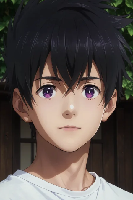 score_9, score_8_up, score_7_up, source_anime, rating_safe, , (realistic:0.6), looking at viewer, , 1boy, solo, male focus, <lora:ryuunosuke_minakata_pony:1>, ryuunosuke_minakata, black hair, purple eyes, short hair, bangs, hair between eyes, , , <lora:sdxl_lightning_8step_lora:1>
