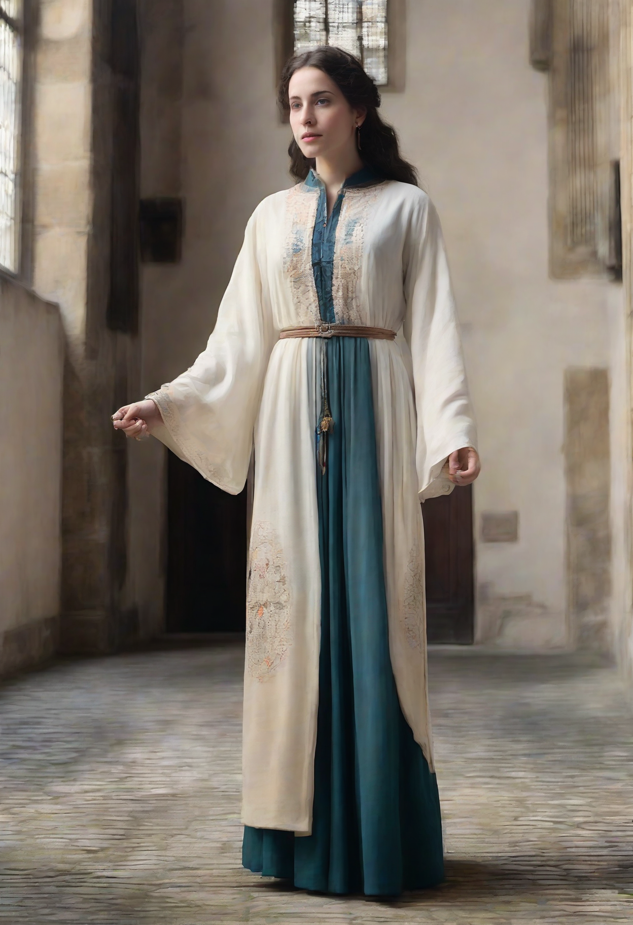 DonM1uth3rXL woman, portal, seraphic  flourish mystic garment,         <lora:myLora\DonM1uth3rXL-000008><lora:myLora\3g3Kl0st3rXL-000006>,