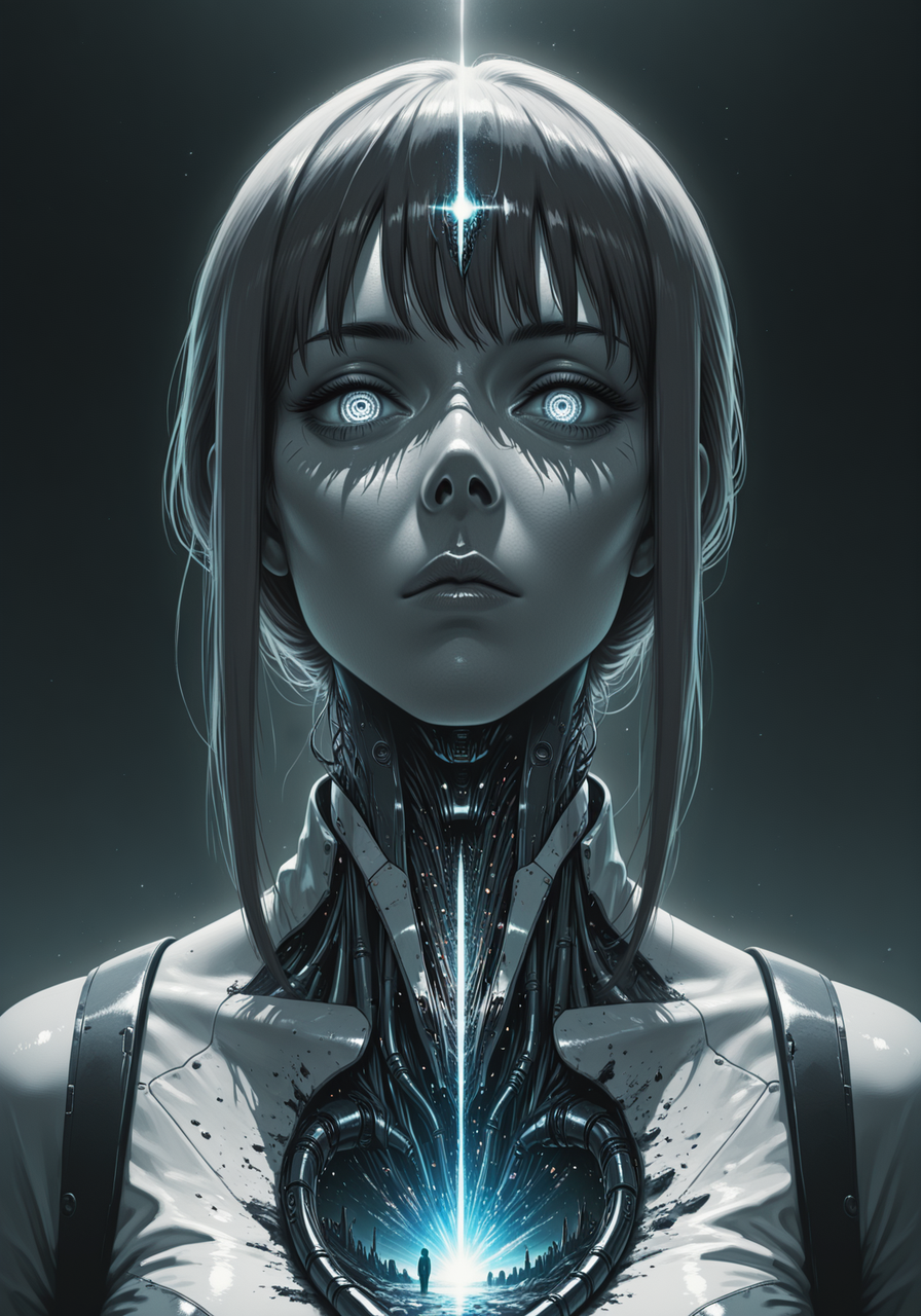 embedding:IllusP0s, double exposure, portrait, 1girl, makima_\(chainsaw_man\), cybernetics, science fiction alternate history, a biomechanical organism on a rampage<lora:double_exposure_ill.safetensors:1.0:1.0>