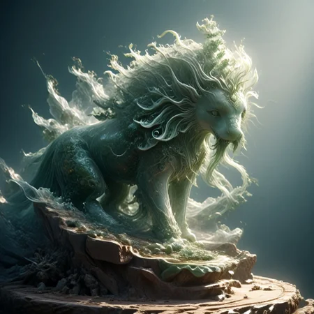 8k,hi res,(surreal,score_9, score_8_up, score_7_up, score_6_up),realistic analog photo, award winning photo,magnificent, celestial, ethereal, painterly, epic, majestic, magical, fantasy art ,(((a tall green transparent jade arched fairy-tale elven tower decorated with golden mythical creatures statues and shining with magical light, where magical runes seem to be perfectly intertwined with the archetecture of the tower))), where natural elements run amok (the power of the storm, the power of lightning, the power of fire) ((beautiful ancient fairy garden of emerald jade runestones)),(realistic detailed background),<lora:glowneon_xl_v1:0.75> glowneon,STX&ChrisHrrFrstF, <lora:Tempest_Magic_-_XL_Grimoire:1>, tempestmagic