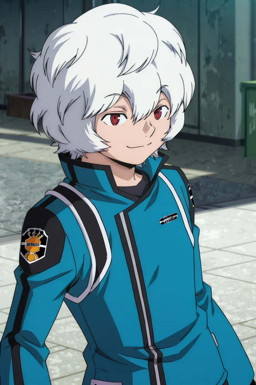 detailed background,  posing,
<lora:worldtrigger.il:1>,
worldtrigger,
yuuma, tamakoma, 
half-close eyes,