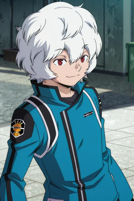 detailed background, posing,
<lora:worldtrigger.il:1>,
worldtrigger,
yuuma, tamakoma,
half-close eyes,